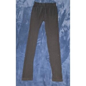 Guilty Woman's Thick Ribbed  Tights Black Size Medium‎